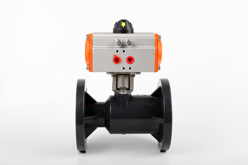 瓦房店气动法兰一体球阀